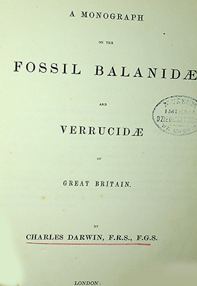 Charles Darwin F.R.S., F.G.S. A Monograph on the Fossil Balanidae and  Verrucidae of Great Britain – 1747. – London. – 44P.