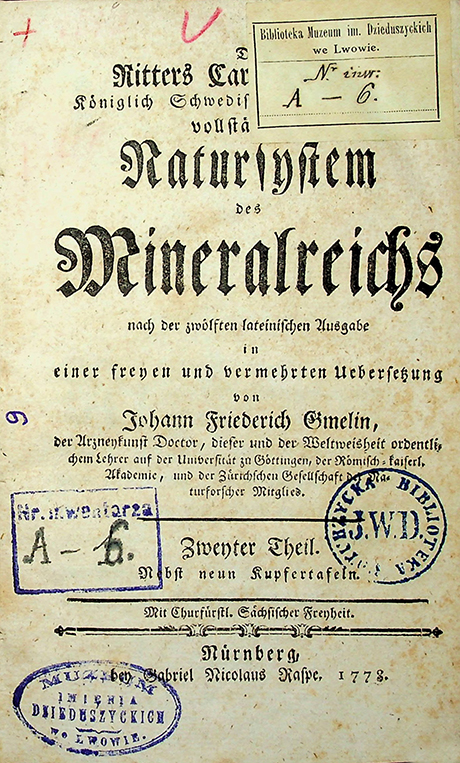 Linnaei, Caroli.Des Ritters Carl von Linné, königlich Schwedischen Leibarztes Vollständiges Natursystem nach der zwölften lateinischen Ausgabe und nach Anleitung des holländischen Houttuynischen Werks mit einer ausfürlichen Erklärung ausgefertiget von Philipp Ludwig Statius Müller, Prof. der Naturgeschichte zu Erlang Bd. 1, Th. 3: Von den Amphibien (1774)